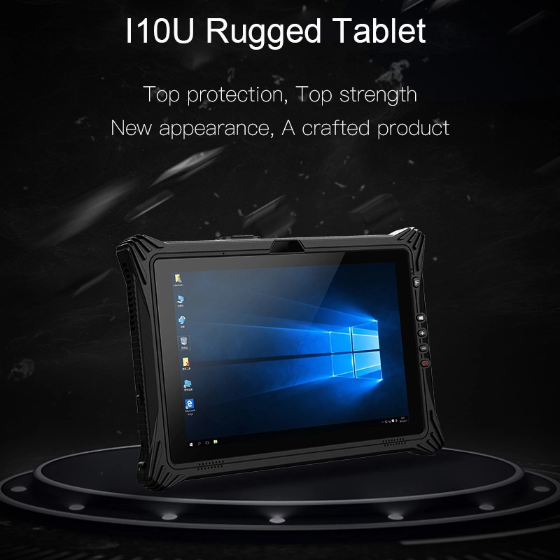 Windows 10 Waterproof Industrial PC 8g RAM 128g ROM Barcode Scanner Rugged Tablet