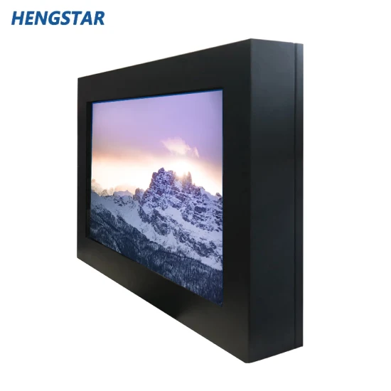 Monitor LCD para exteriores con carcasa de aleación de aluminio industrial de 32 pulgadas con puerto HDMI