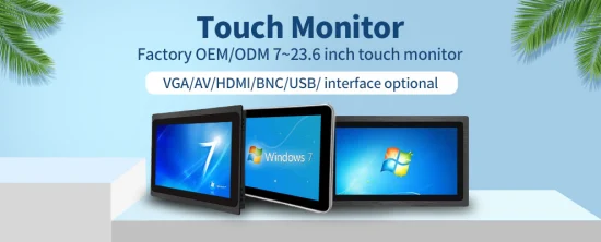 Monitor con caja metálica de 12'' pulgadas 800*600 HDMI VGA AV BNC Pantalla cuadrada no táctil Monitor LCD de marco abierto industrial integrado